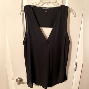 Banana Republic Black Shell - open back - size L